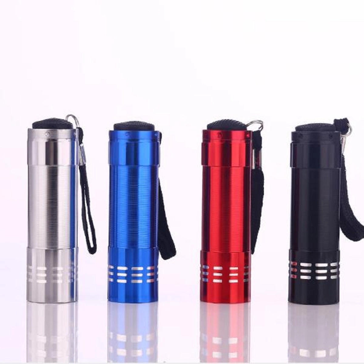 Rush Services Aluminum LED Flashlight 3 PCS AAA Batteries 2