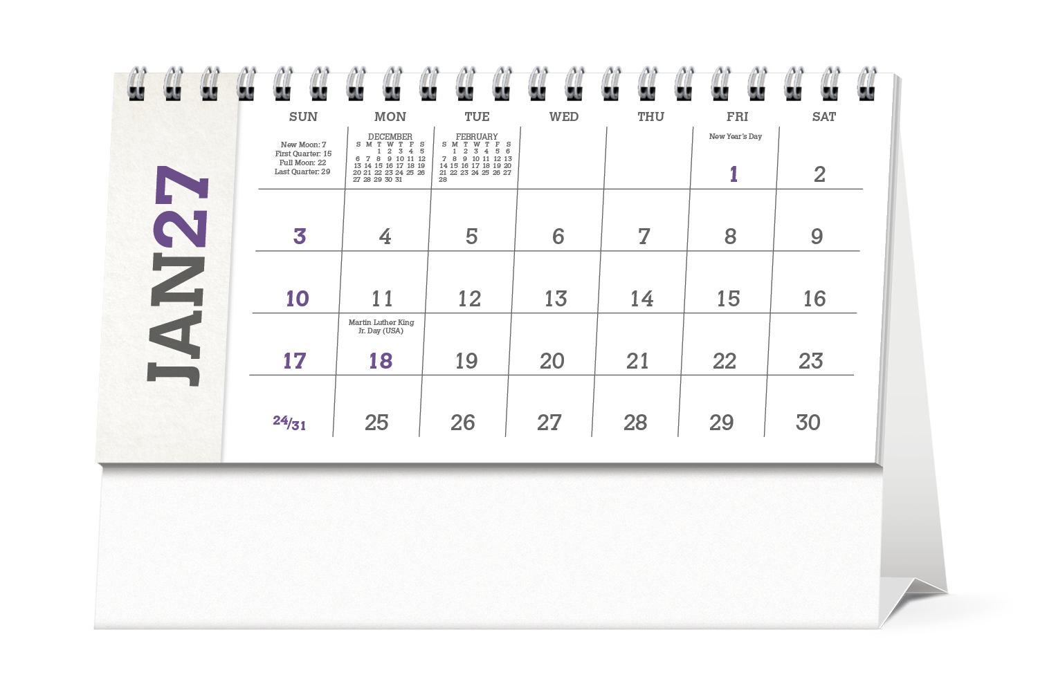 Triumph® Calendars American Splendor Desk Calendar 60