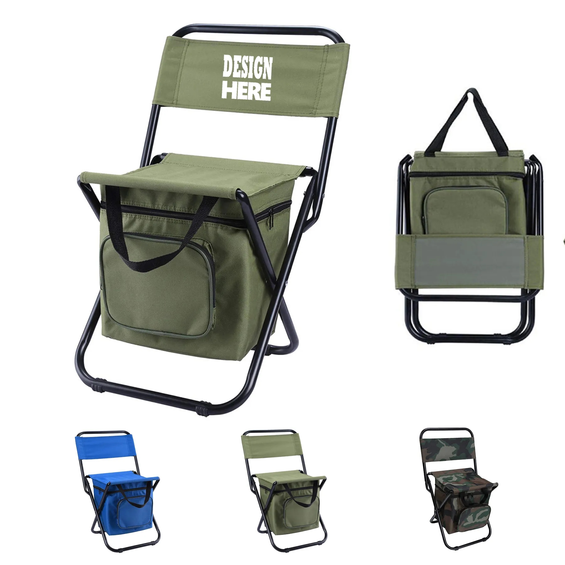 Fishing Chair with Cooler Bag 1