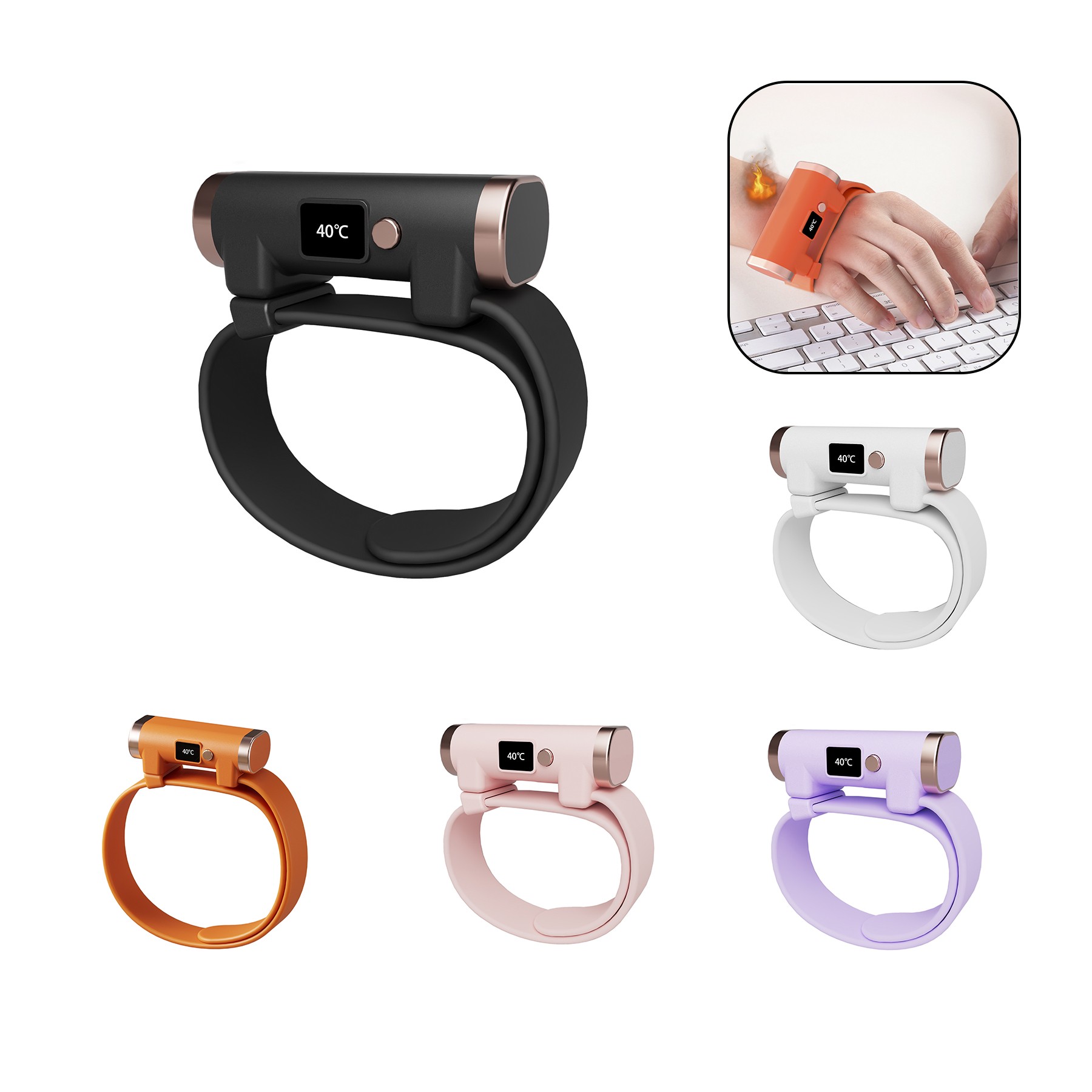 Wristband Hand Warmer Mini Portable 2 in 1