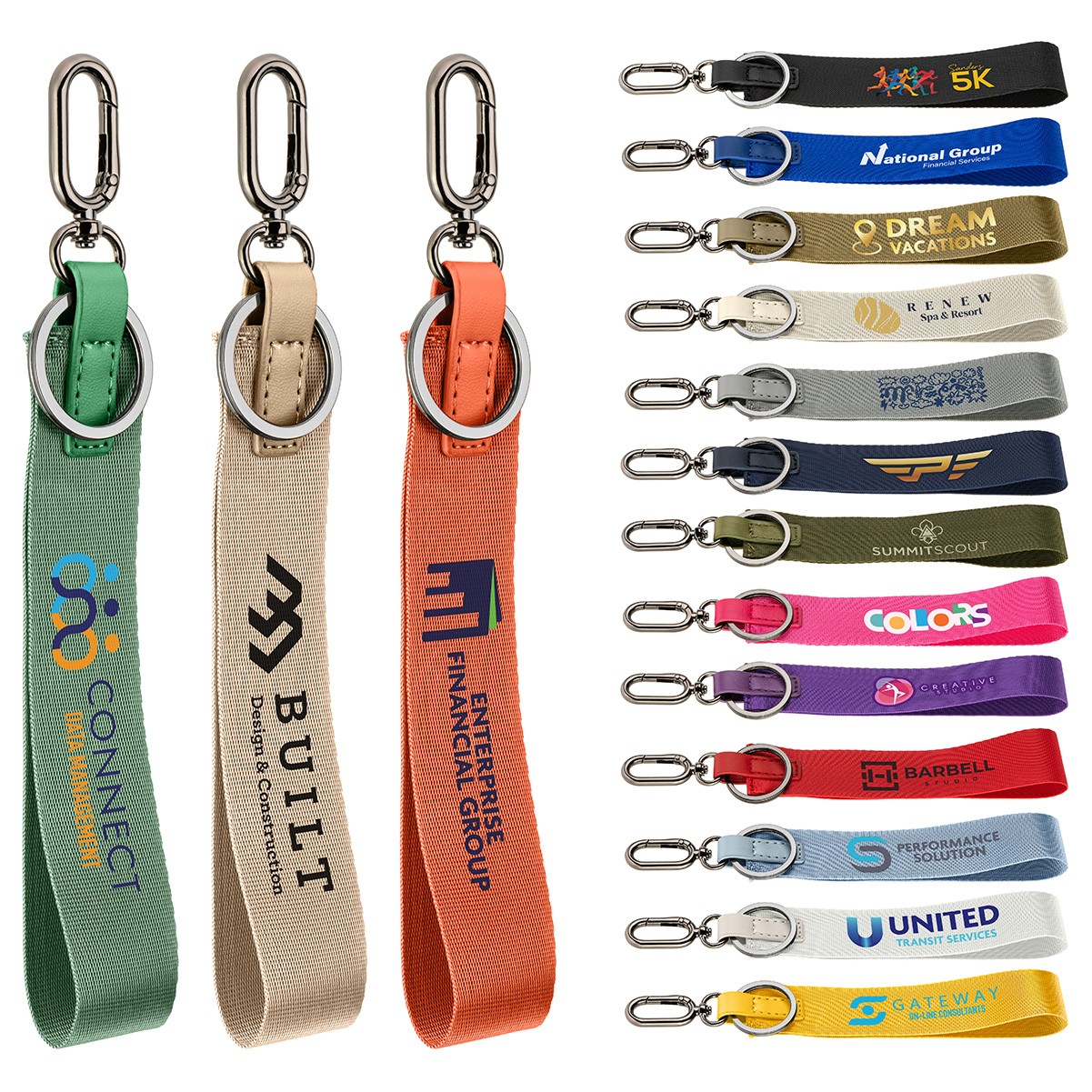 Never Lost Keychain With Strap 2