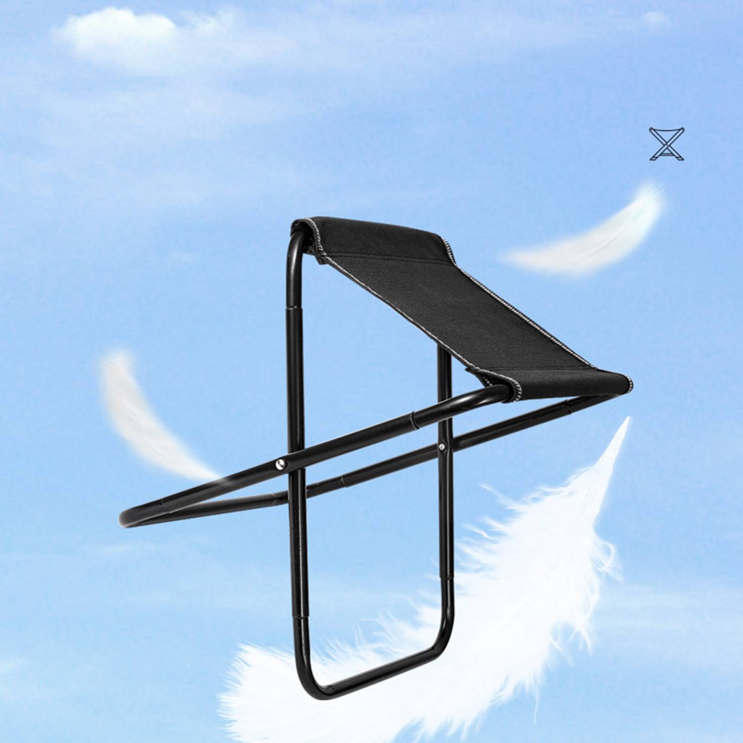 Folding Portable Outdoor Stool Seat 2