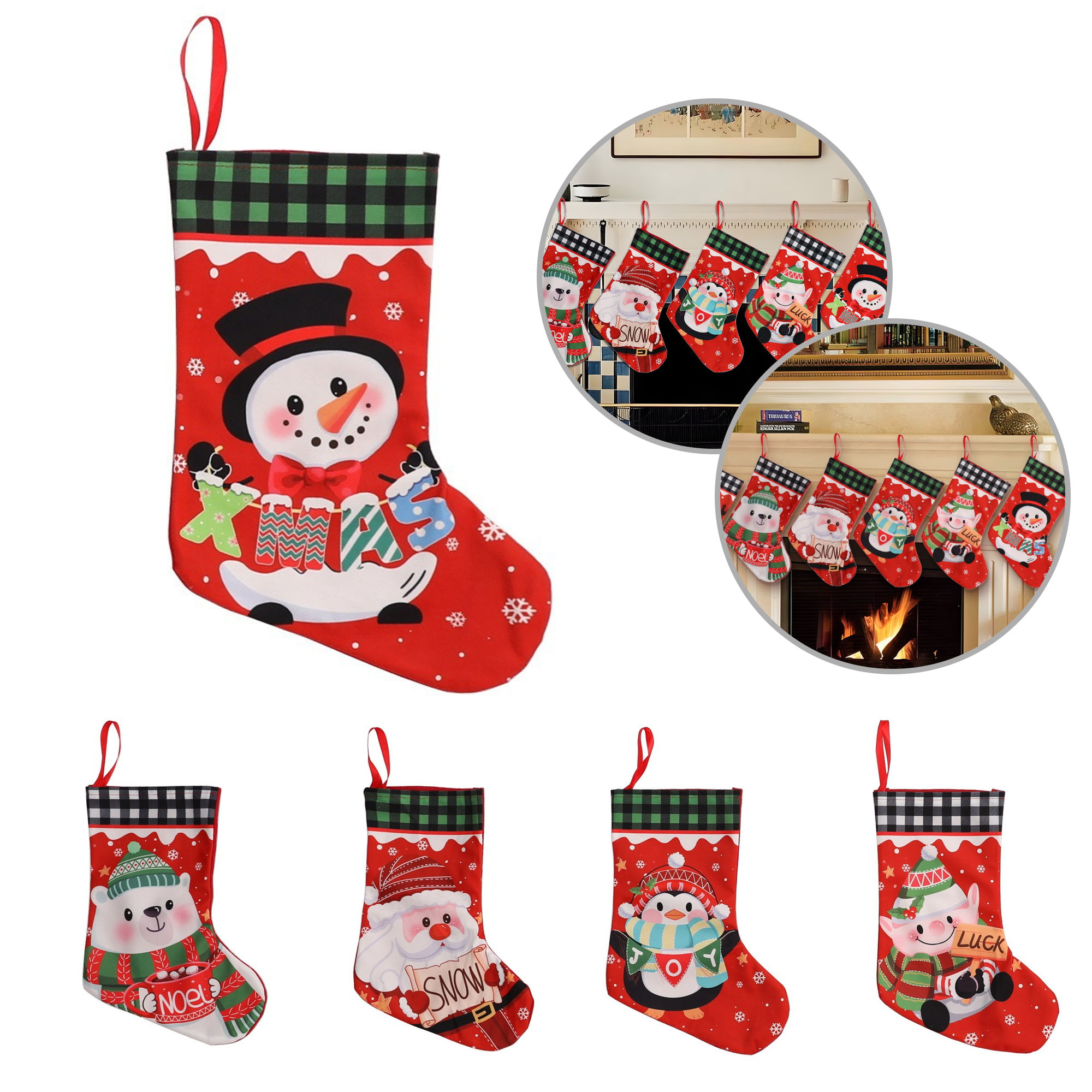 Christmas print socks 2