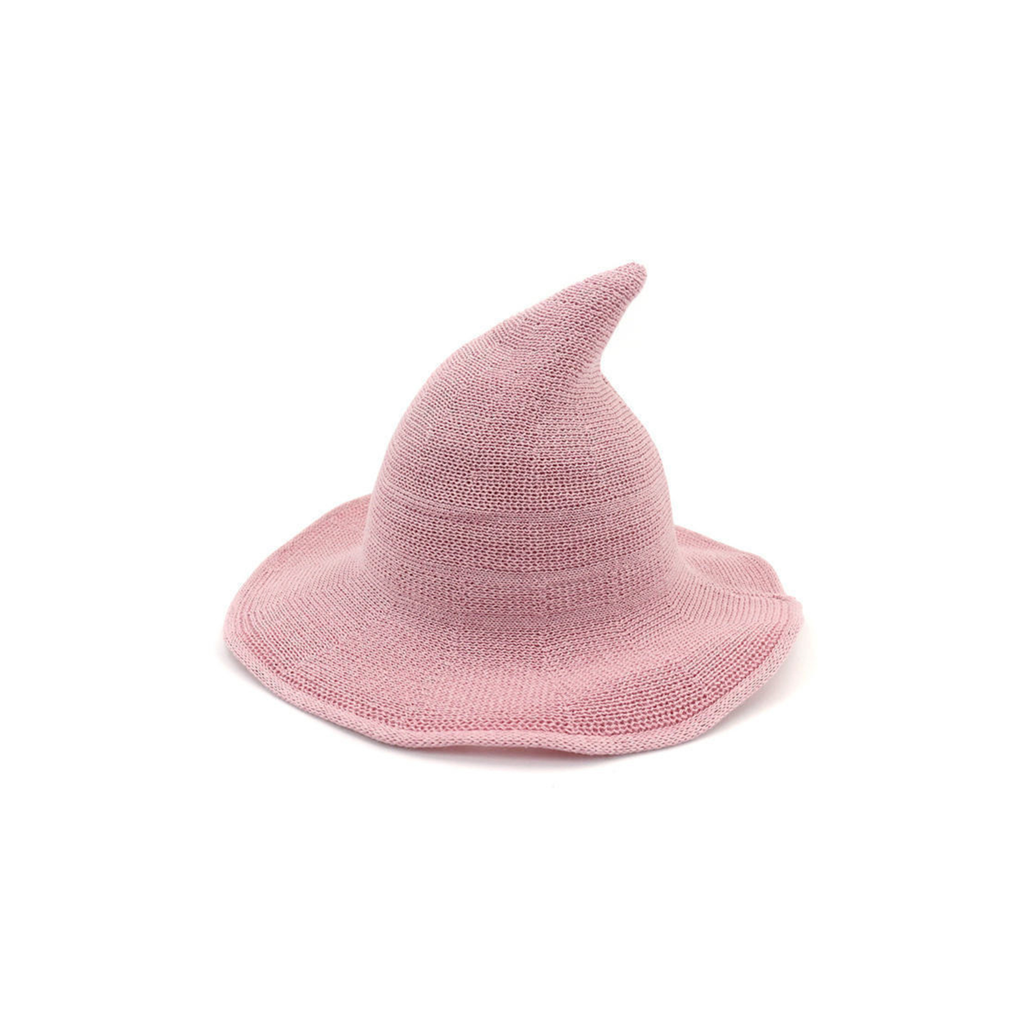Foldable Wool Blend Witch Hat With Wide Brim 14