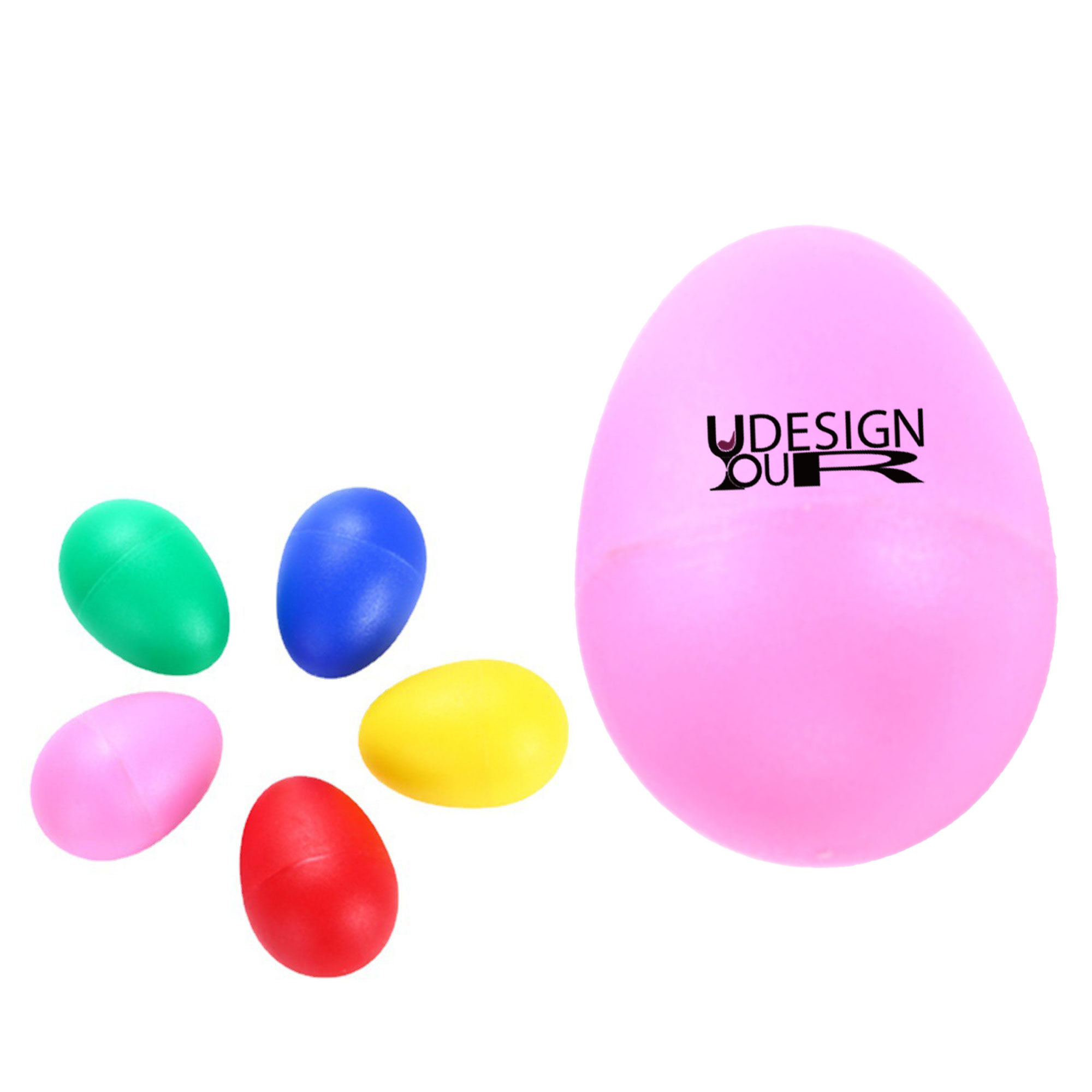 Vibrant Plastic Egg Maracas 2