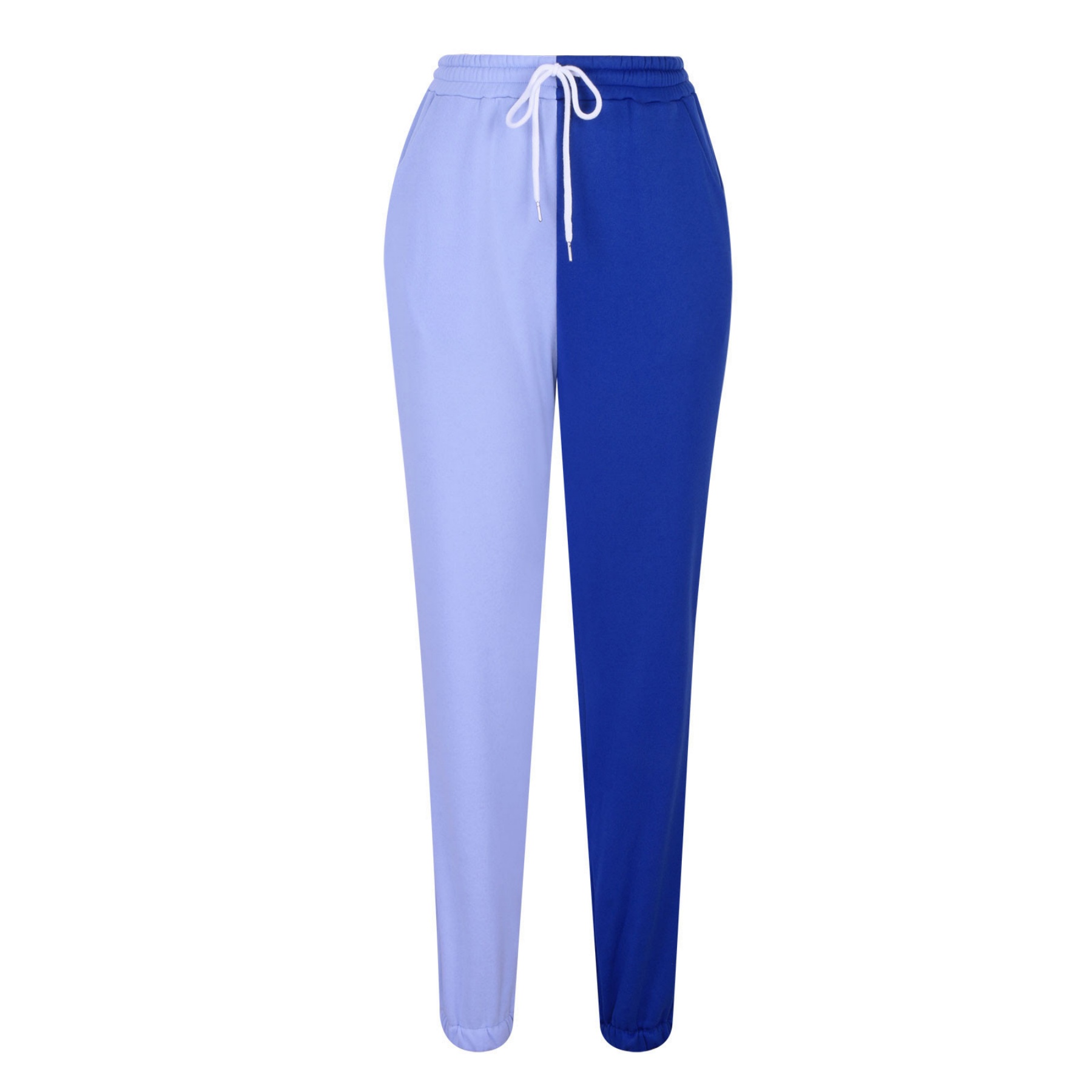 Color Block Drawstring Sweatpants Womens Chic Pants 18