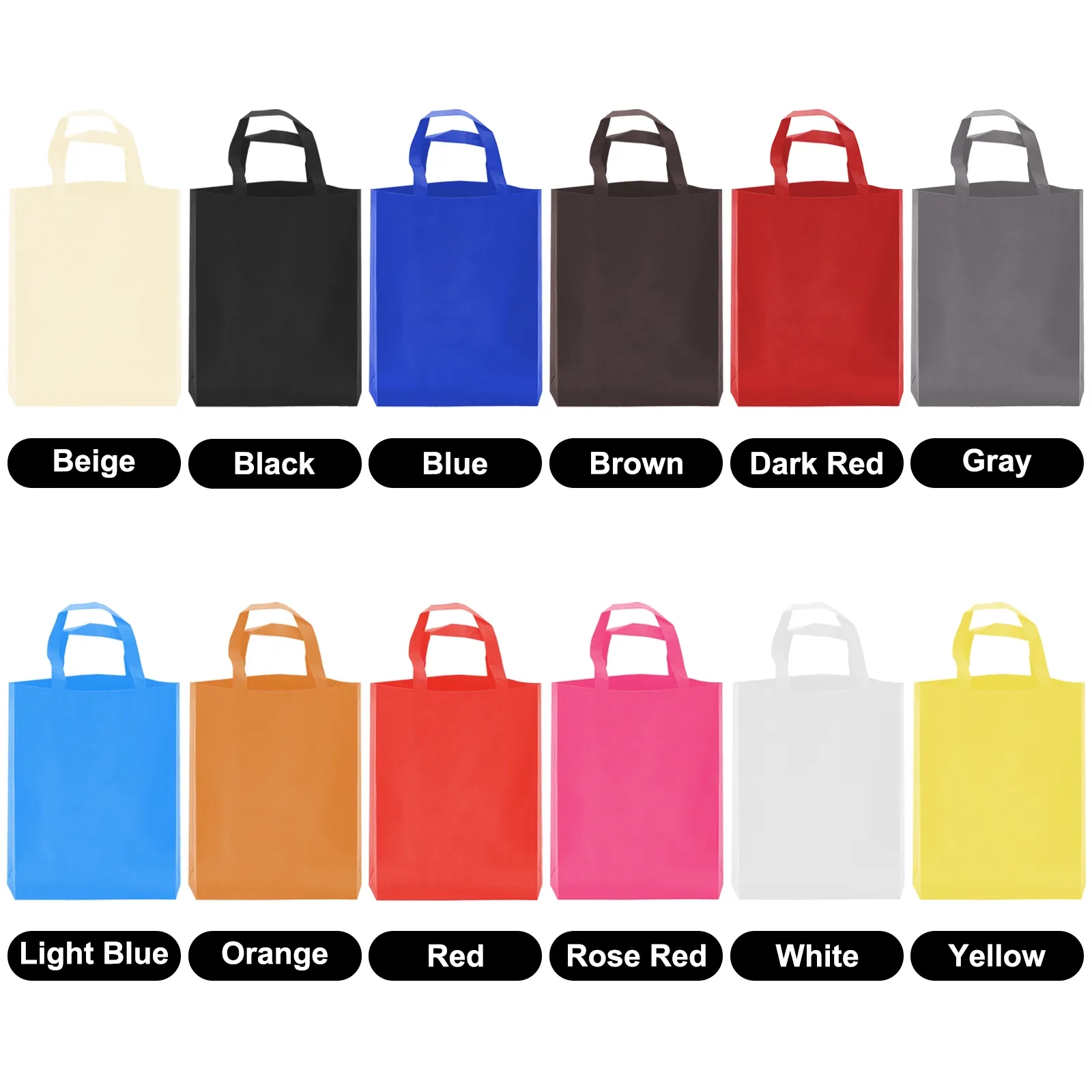 Reusable Personalized Grocery Shopping Totes Bag Custom Logo 3