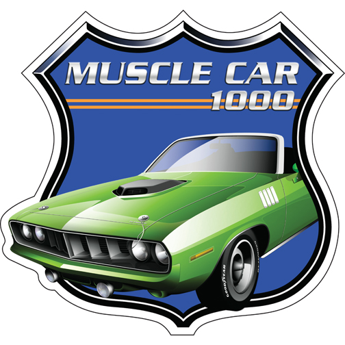 Die-Cut 190.1 to 200 Sq In Custom Shape Car Magnet 2