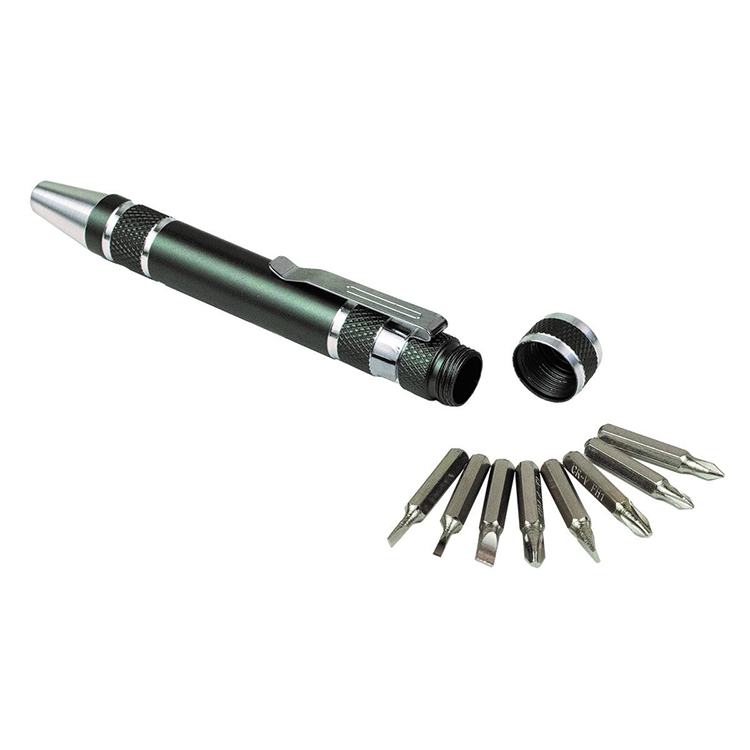 "Great Eight" 8 Bit Metal Screwdriver Tool Kit with Metal Clip 4