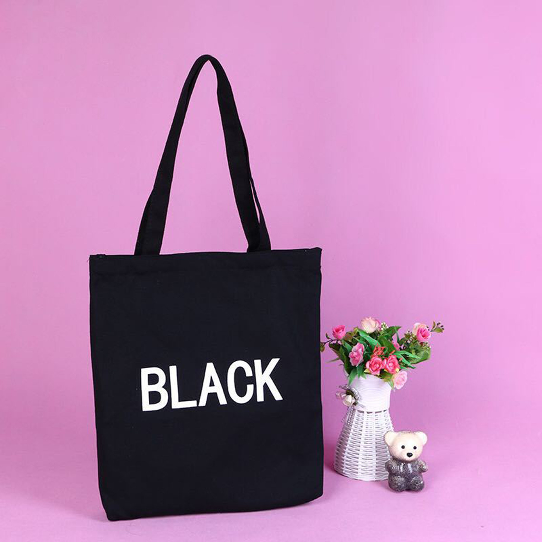 Tote Hand Bag, custom tote bag with logo imprint 4