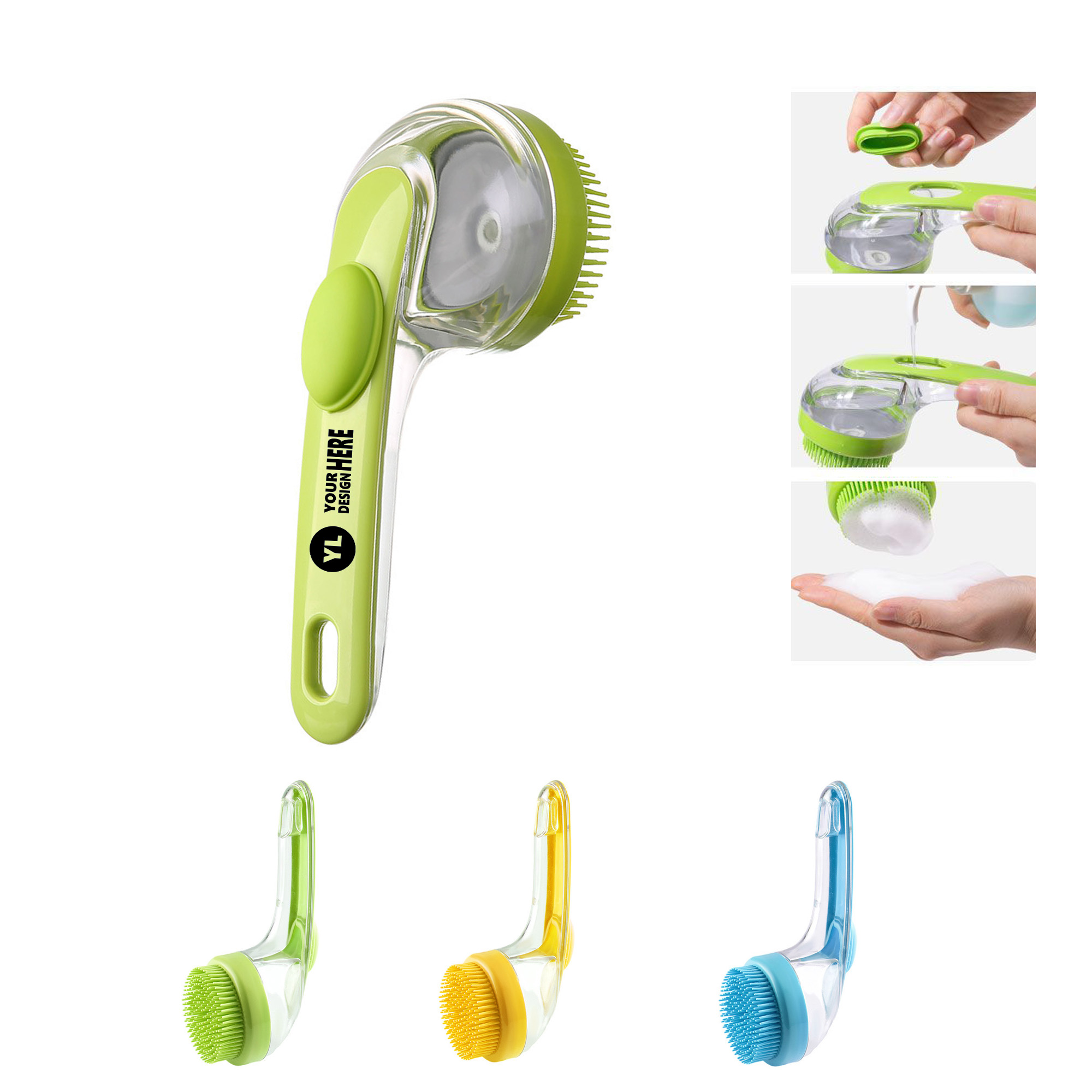 Dog Cat Bathing Brush 2