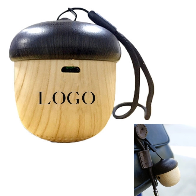 Nut Shape Wood Wireless Speaker 2