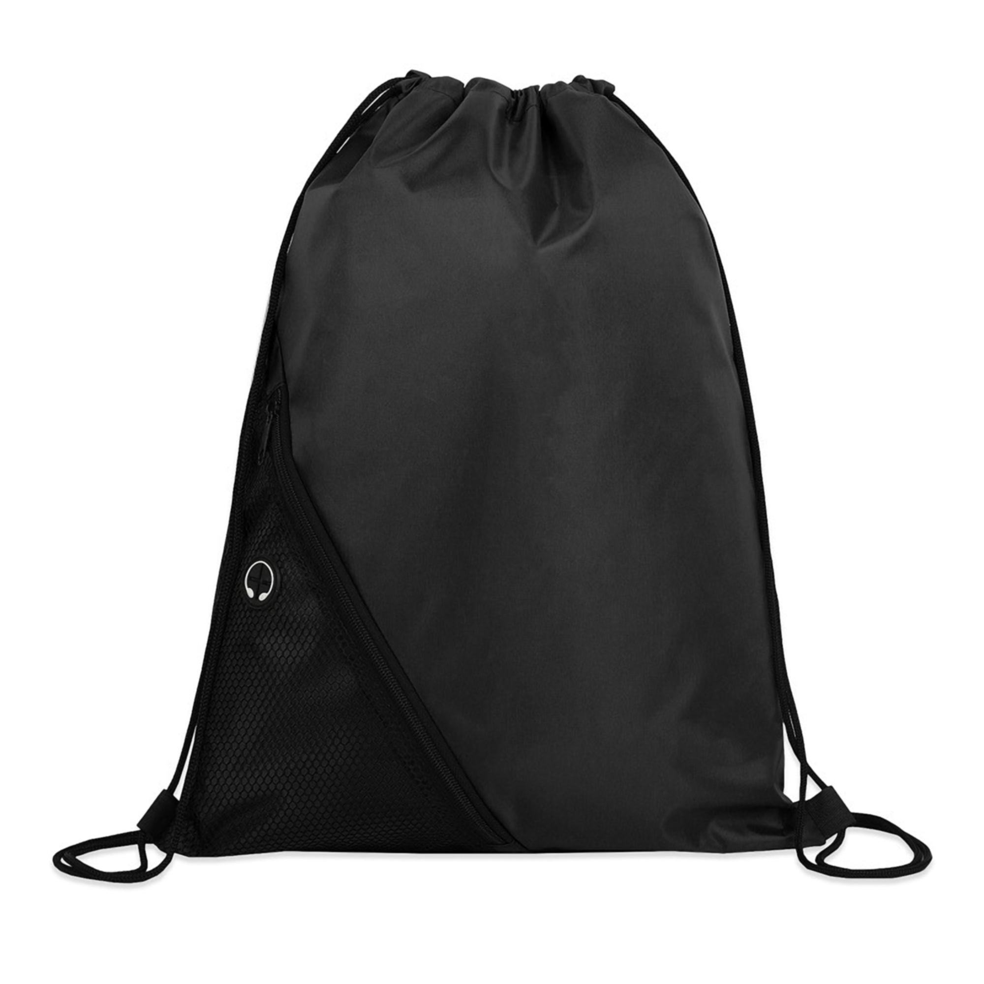 Drawstring Backpack with Zipper 1