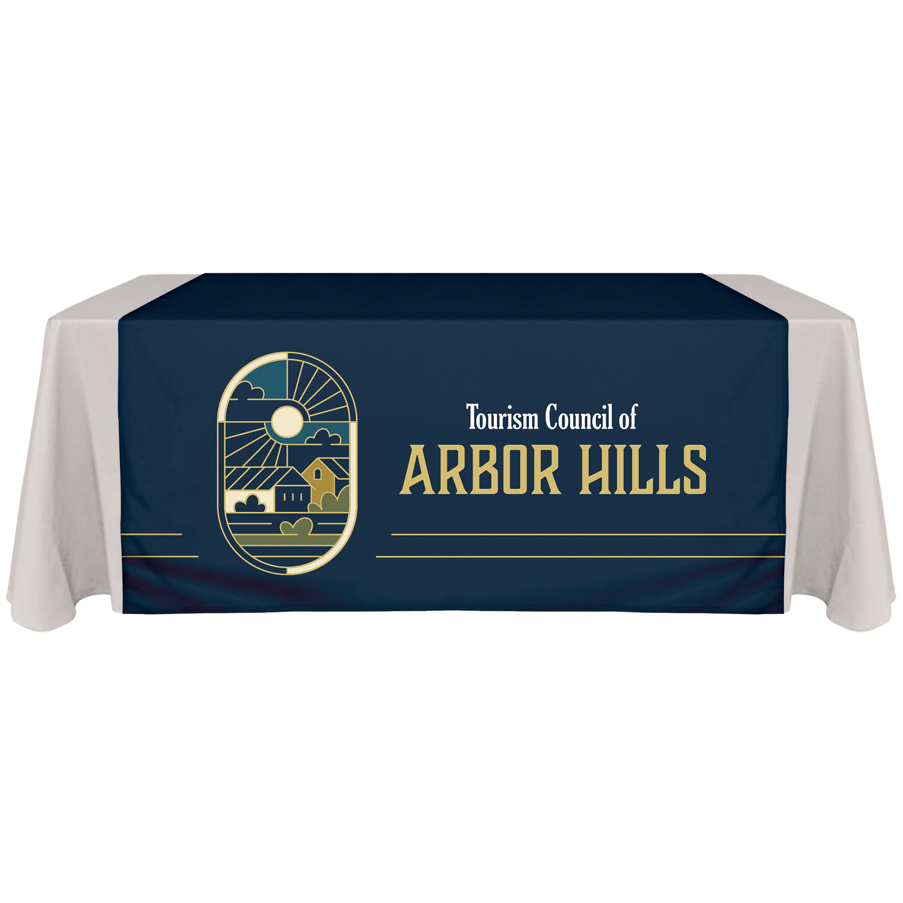 60" x 60" Digitally Printed Table Runners 8