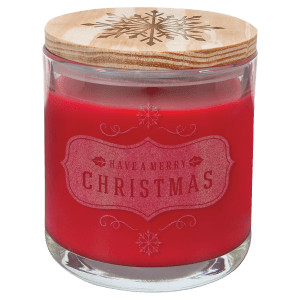 14 Oz. Scented Candle In A Glass Holder With Wood Lid 7