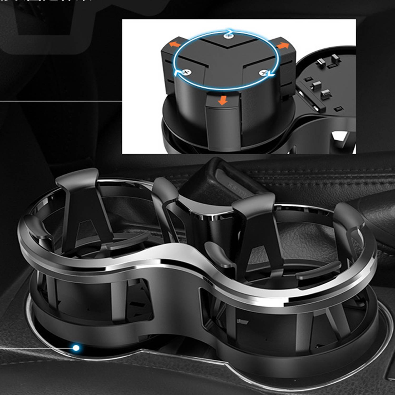 Multifunctional Vehicle-Mounted Water Cup Holder 3