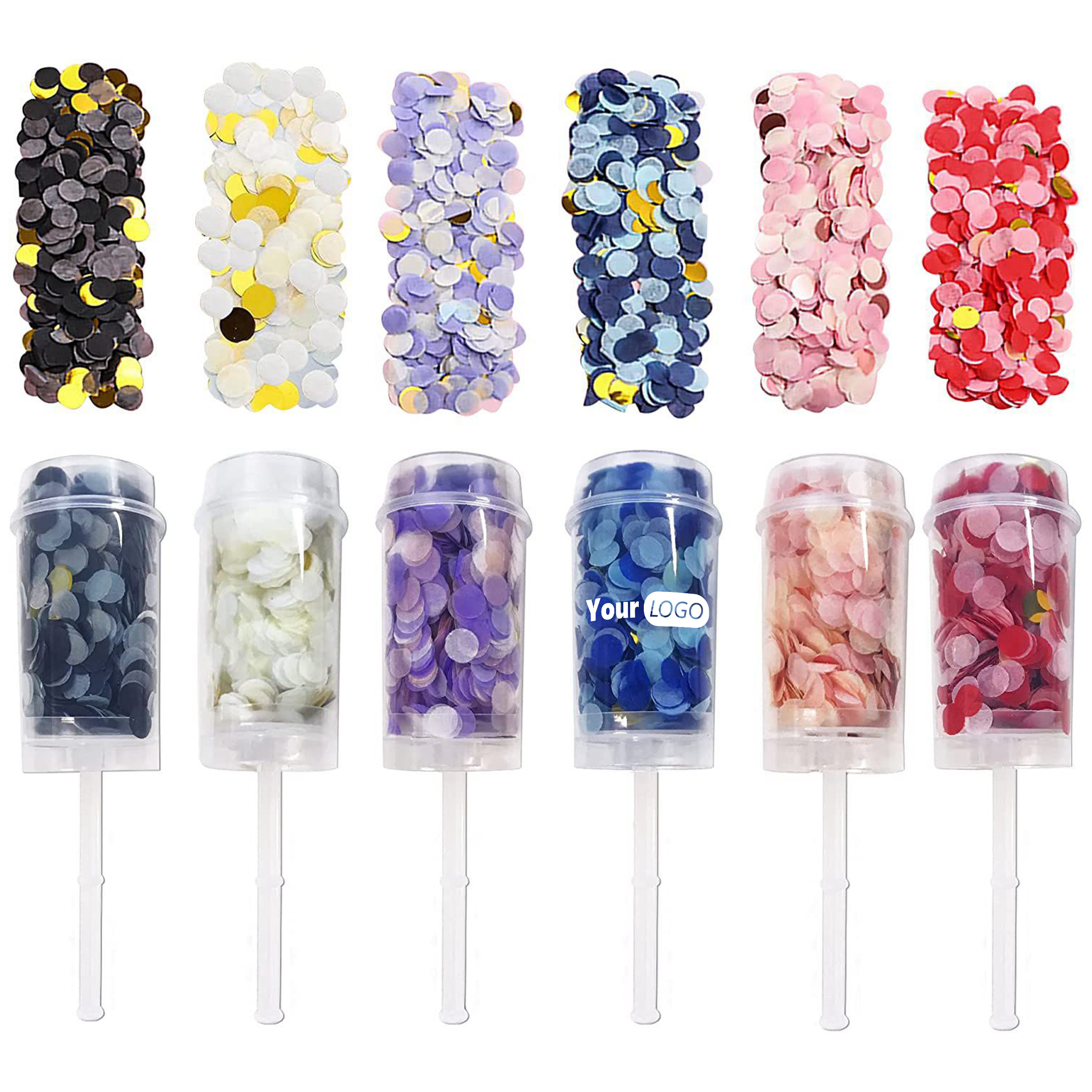 PVC Vibrant Confetti Popper Collection for Every Celebration 4