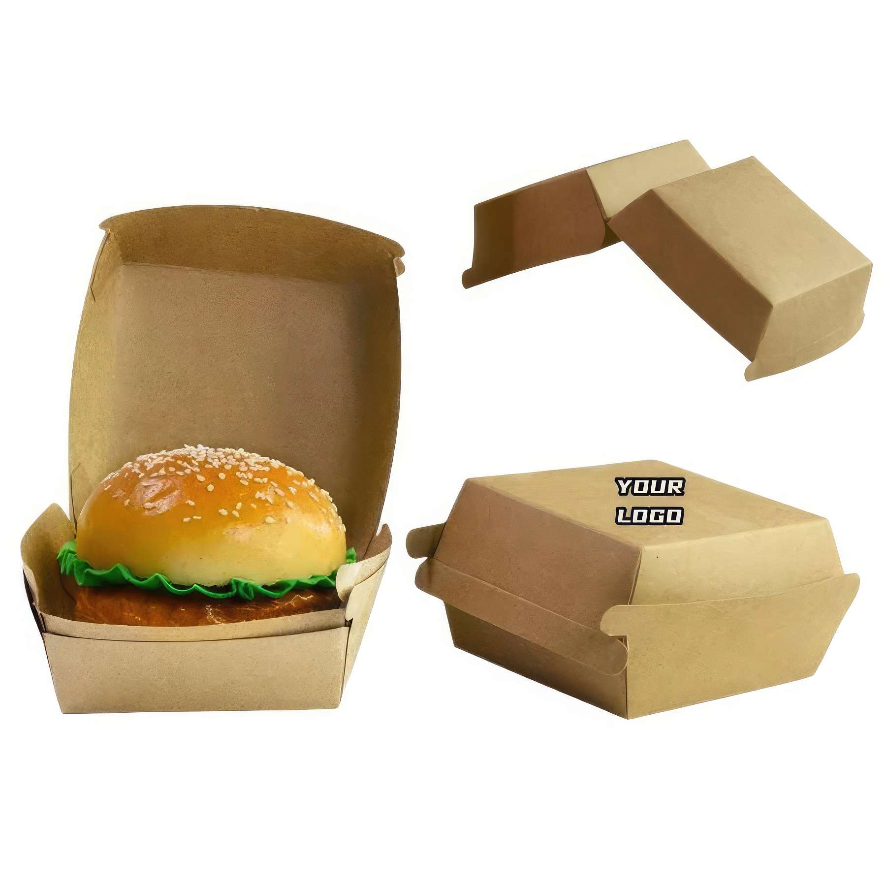 Custom White Delivery Containers Pizza Box 1