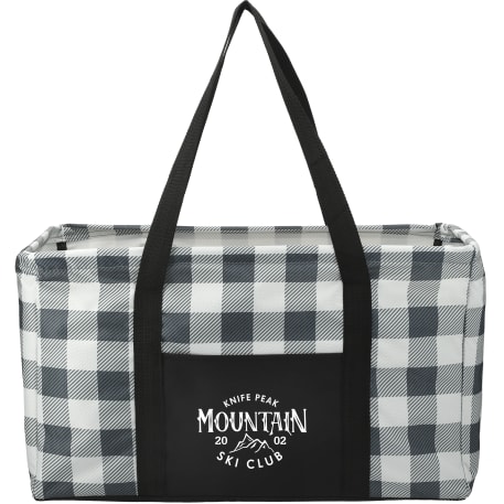 Buffalo Plaid Utility Tote 80