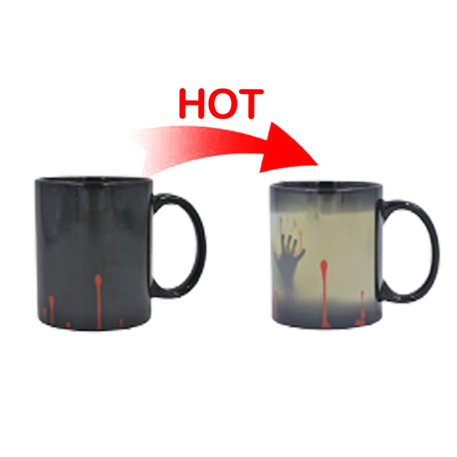 12oz Magic Color Changing Ceramic Coffee Mug 14