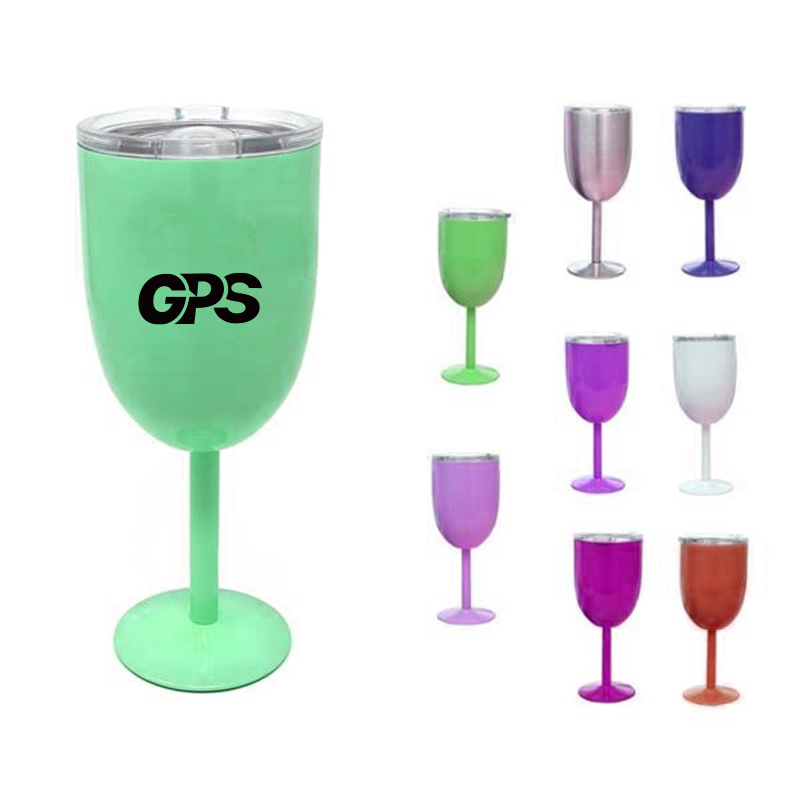 10 Oz Stainless Steel Insulated Wine Cup