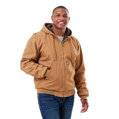 Berne Heartland Washed Duck Hooded Work Jacket 27