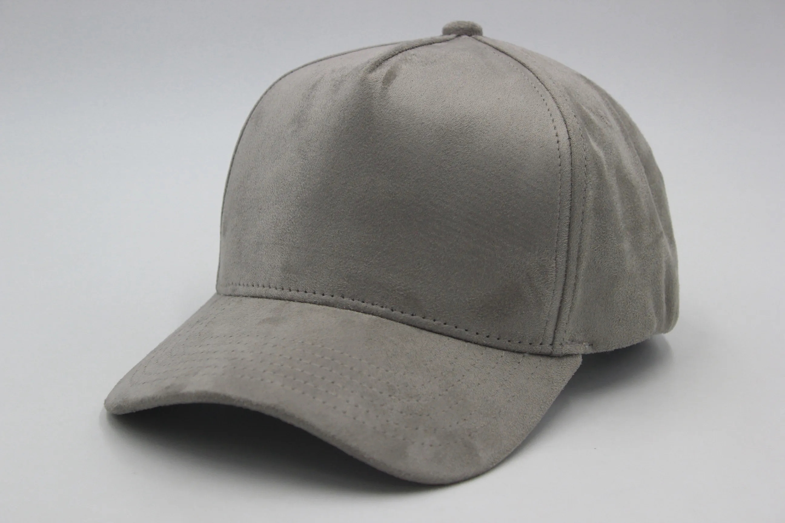 A Frame Suede 5 Panels Baseball Cap Snapback