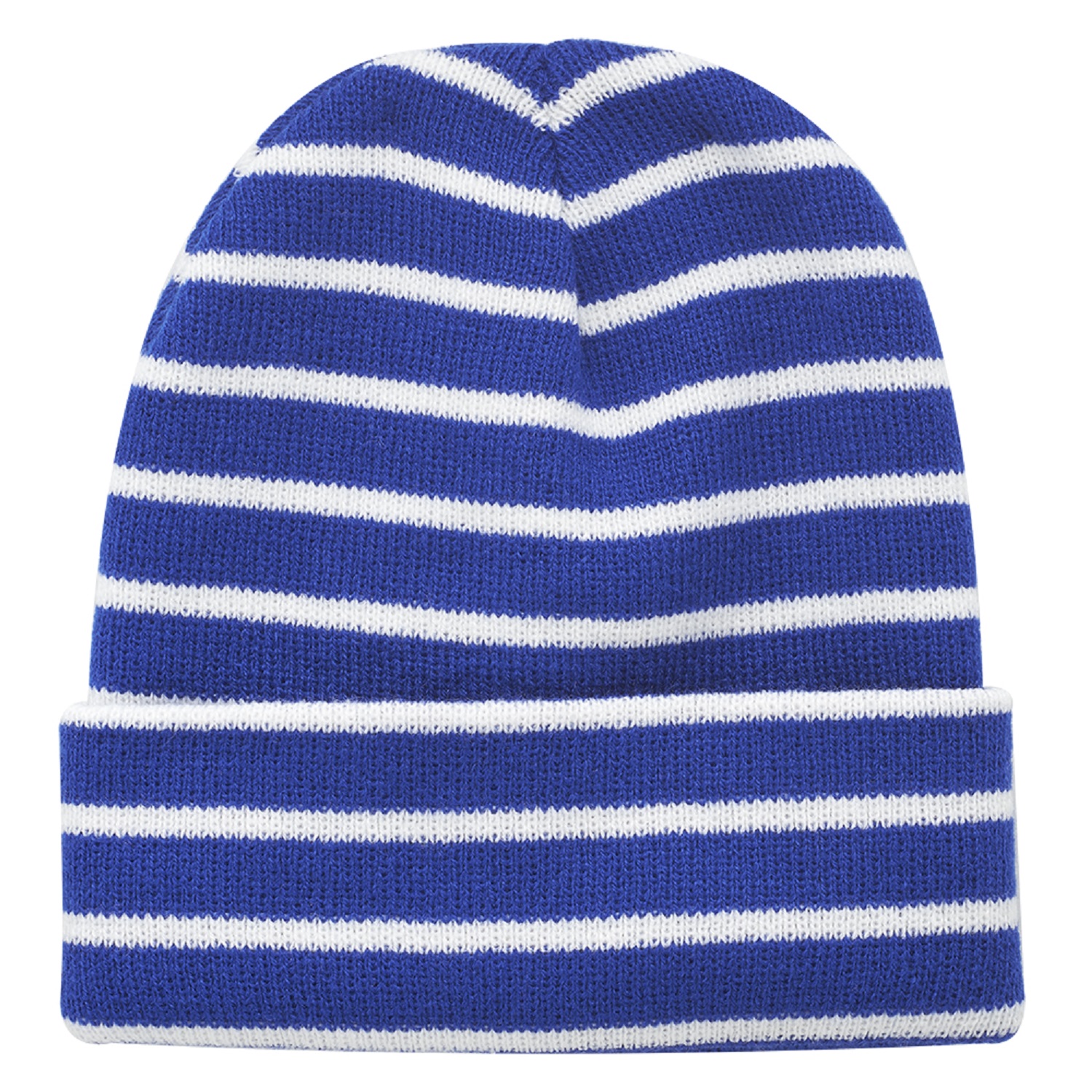 Striped Acrylic Knitted Beanie 2