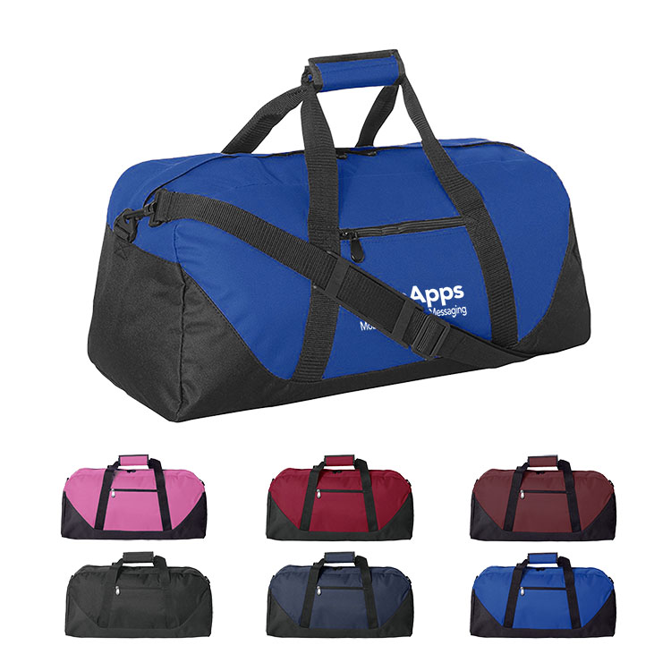 600D Contrasting Black Bottom Duffle 1