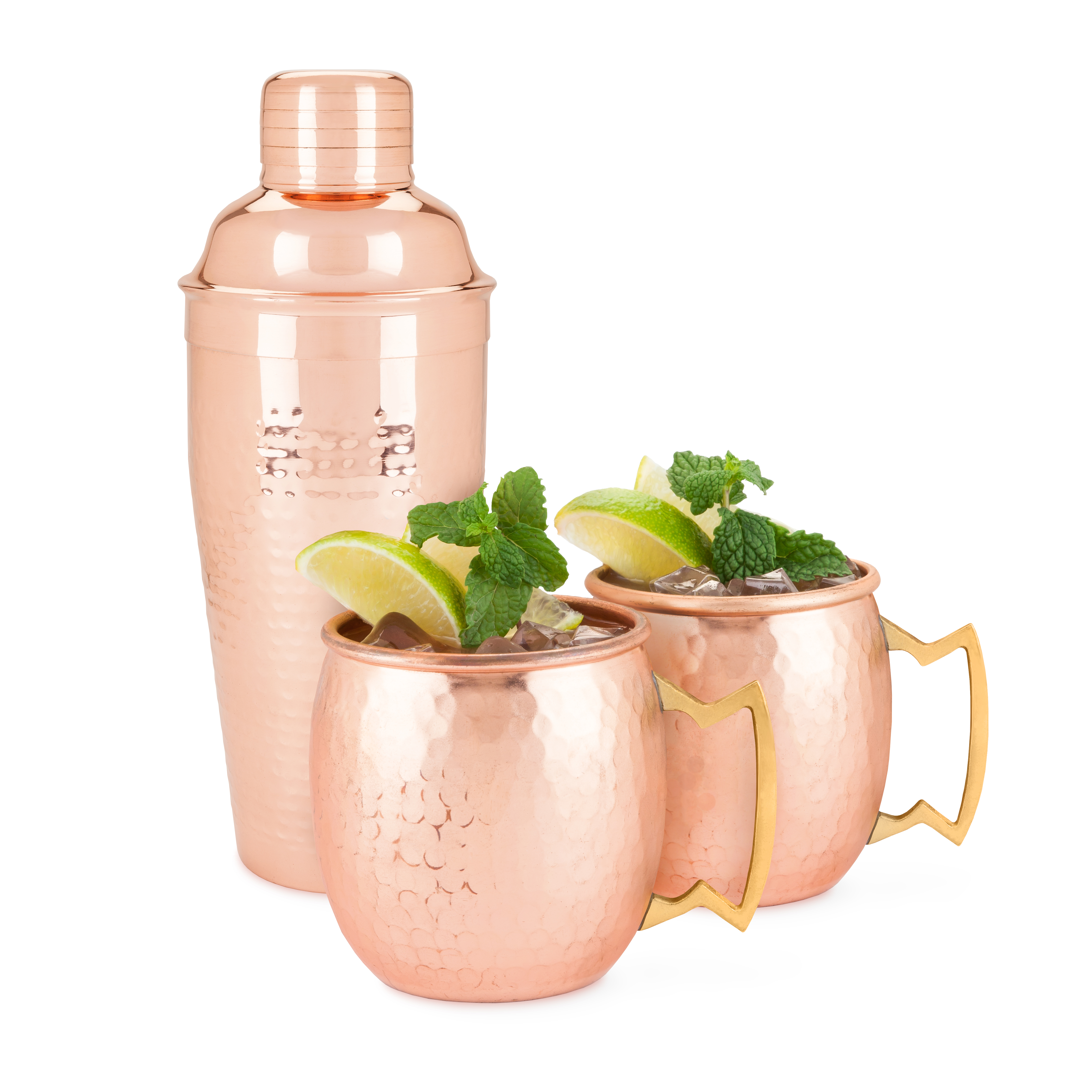 Twine Living® Hammered Copper Bar Set 2