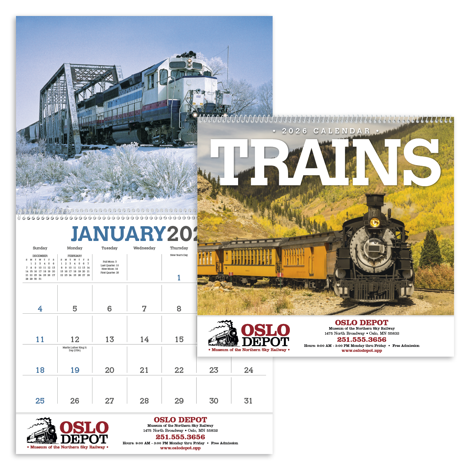 Triumph® Calendars Trains Calendar 22