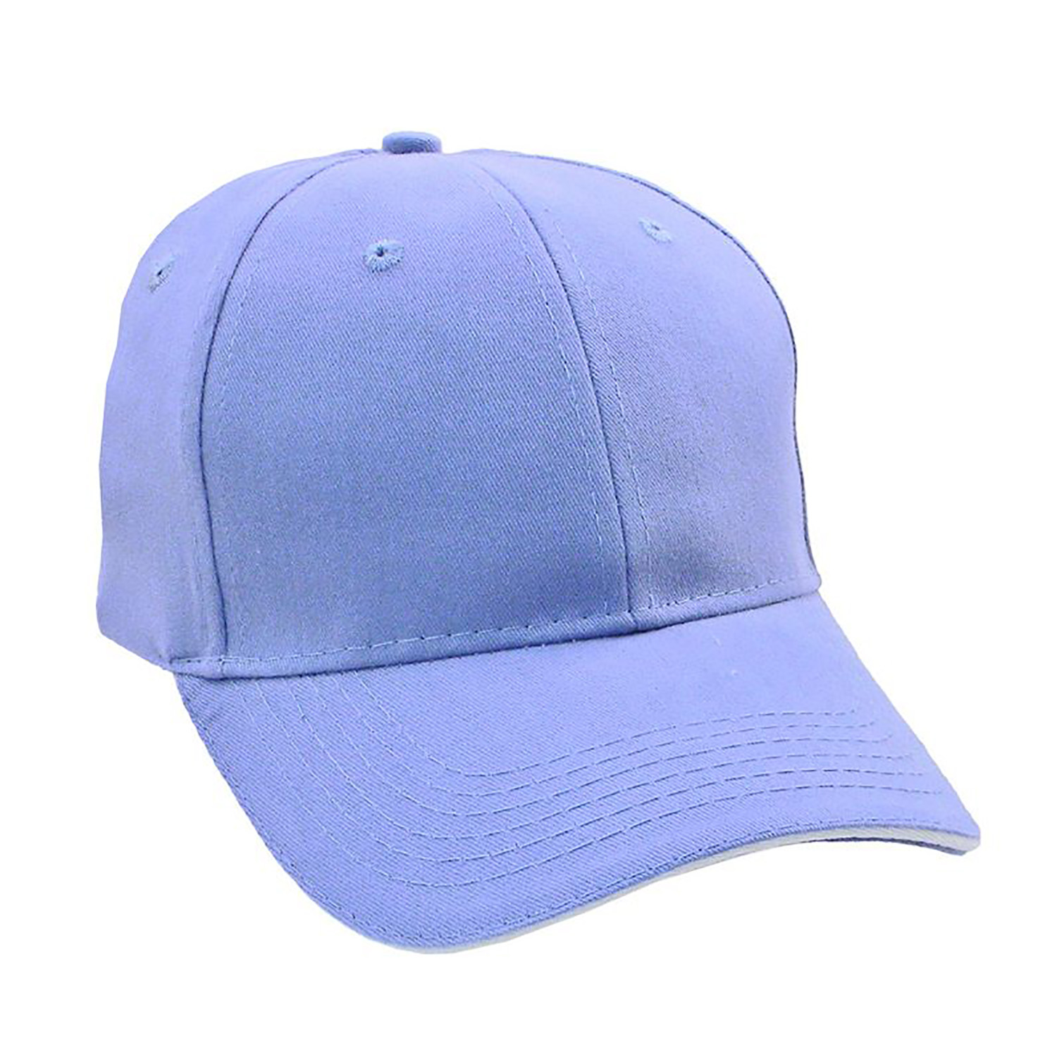 Brushed Cotton Twill Cap w/Sandwich Bill 9