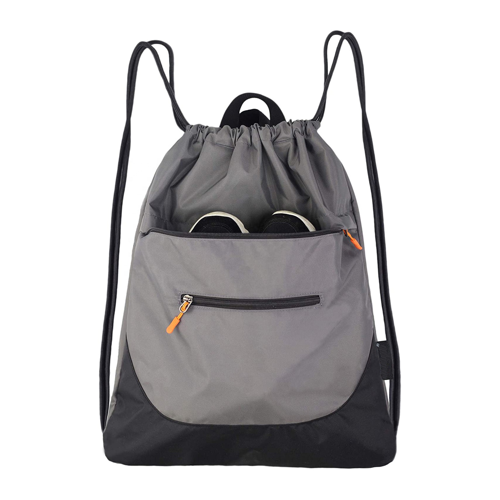Sport Drawstring Backpack with shoe pocket 3