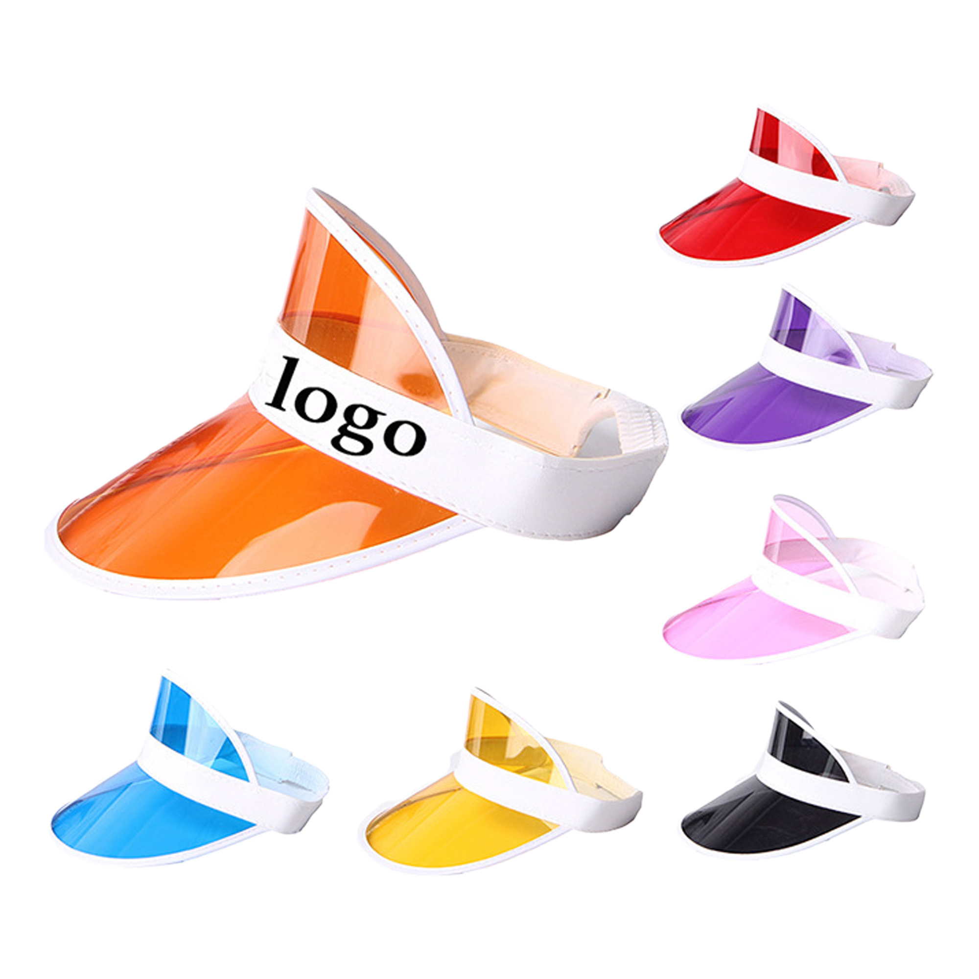 Transparent Advertising Sun Visor Summer Outdoor 2