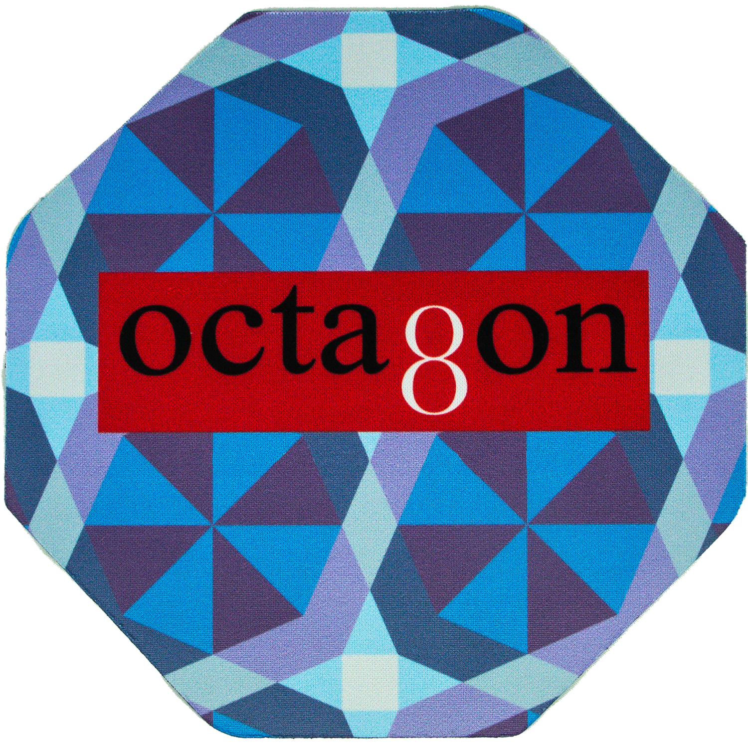 Octagon Shape Soft Mouse Pad 8"x 8"x 0.125" 3