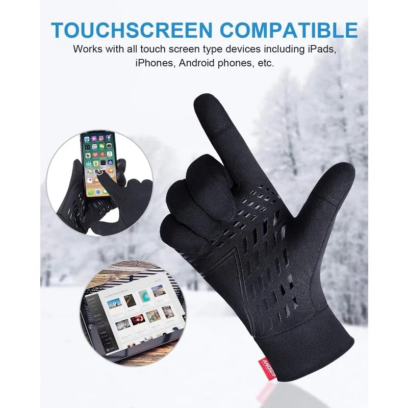 Anti-Slip Touch Screen Winter Gloves 3