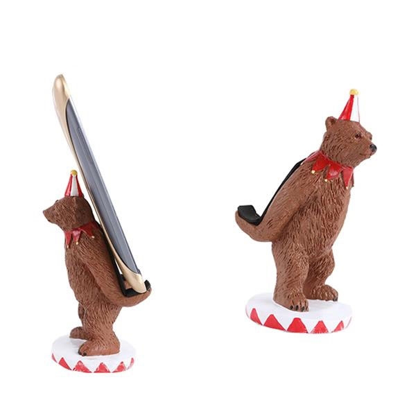 Christmas Brown bear mobile phone holder 4