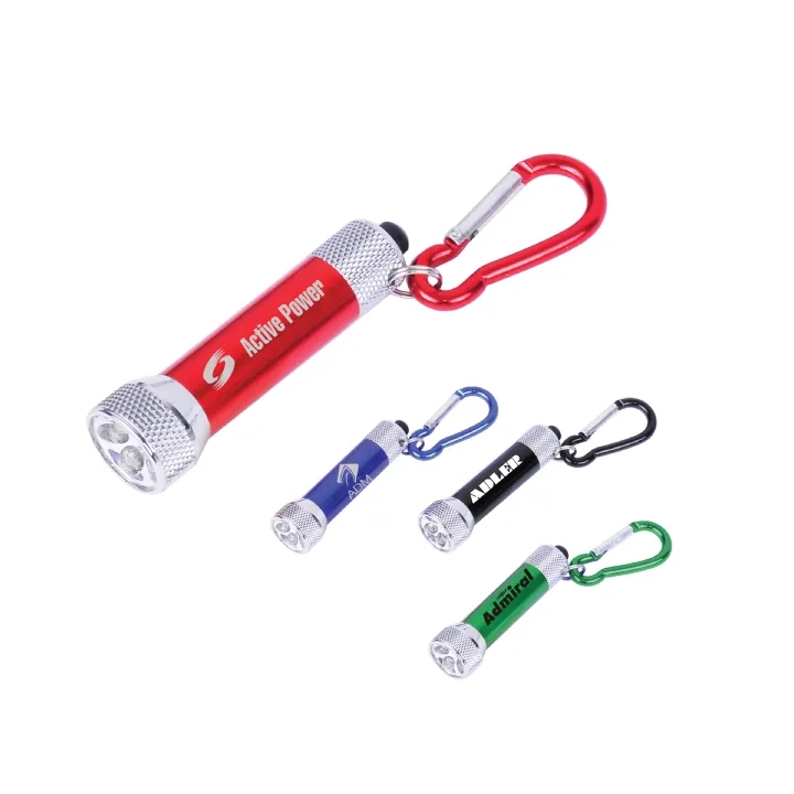 Super Bright LED Flashlight with Carabiner
