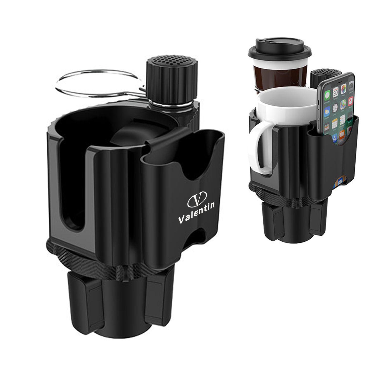 Car Cup Holder With Phone Mount 3