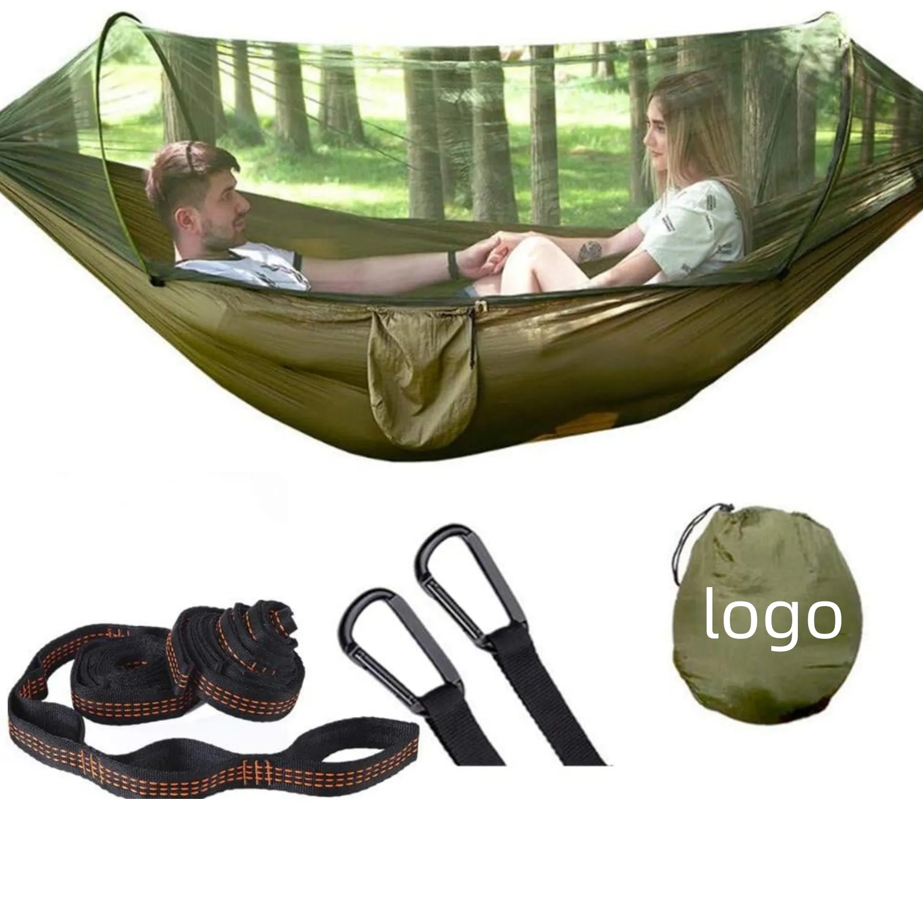 Hammocks for Outside with Mosquito Net 3