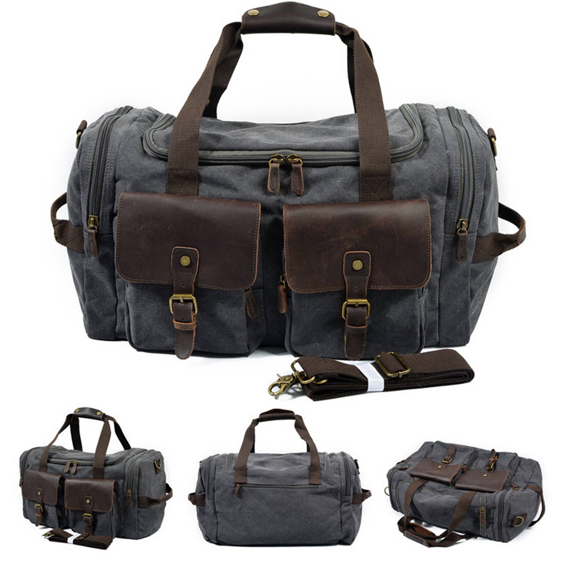 Canvas Large Capacity Men's Duffel Bag 3
