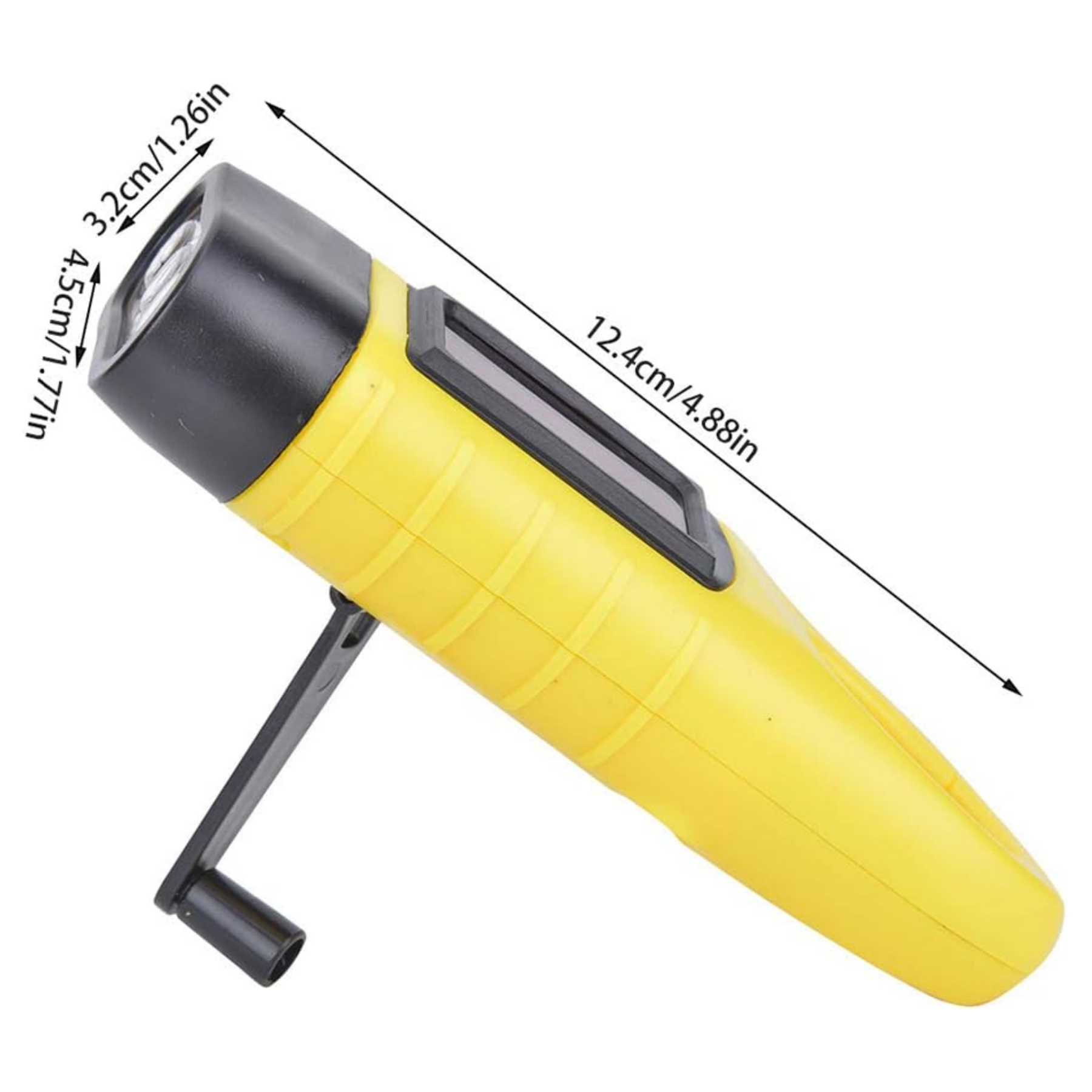 Solar Hand Crank Flashlight 3