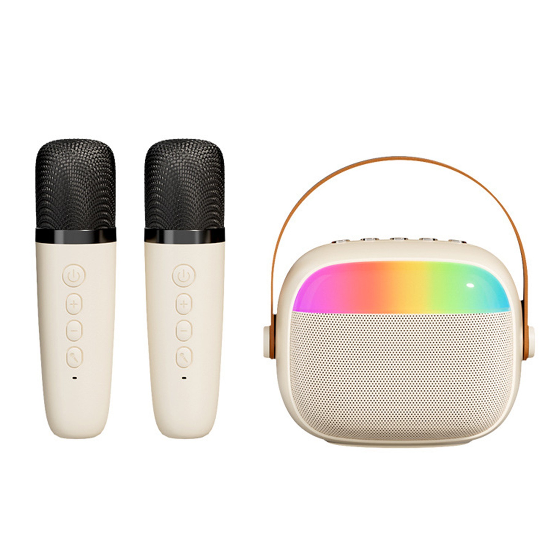 Mini Portable Karaoke Bluetooth Speaker With Microphones 1