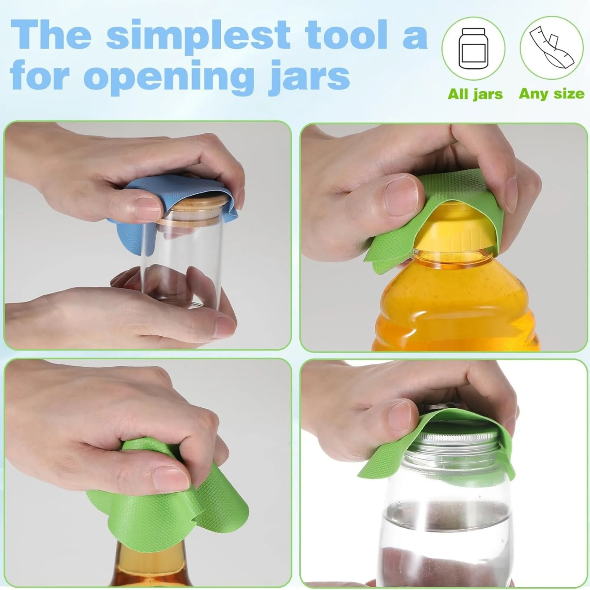Silicone Bottle Opener Kitchen Mat 12