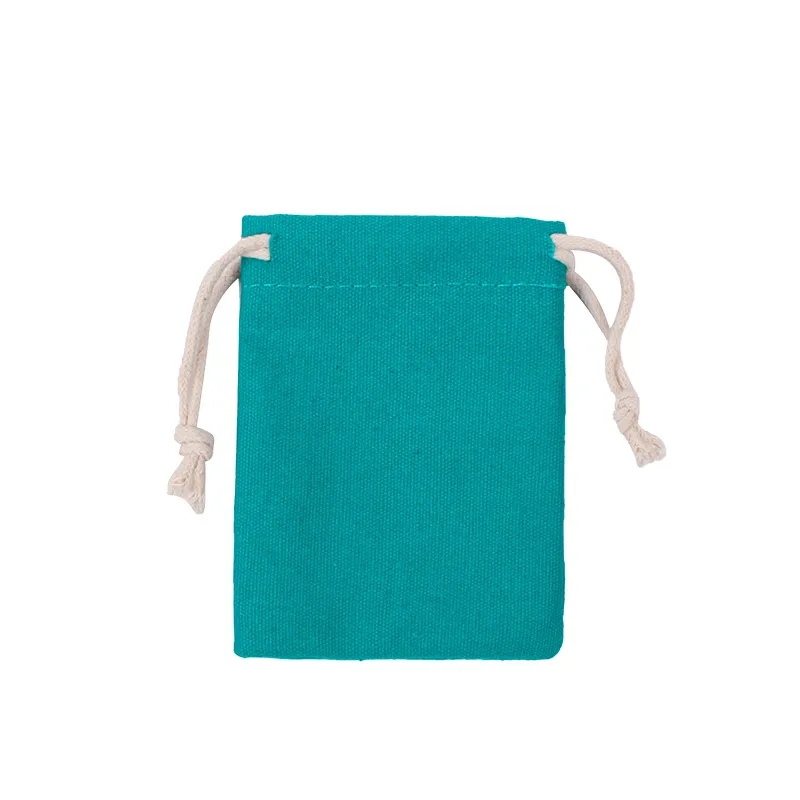 Cotton Drawstring Bag 4.8x3.6 Inch Lightweight Pouch 9