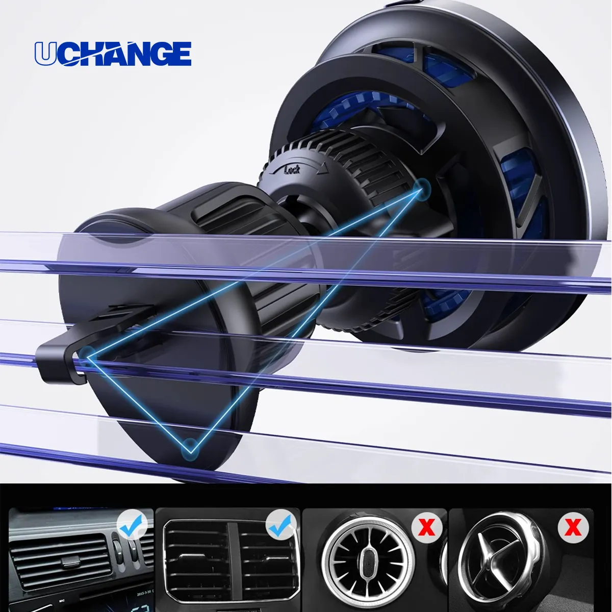 Qi2 MagSafe 15W Magnetic Car Wireless Charger with LED 3