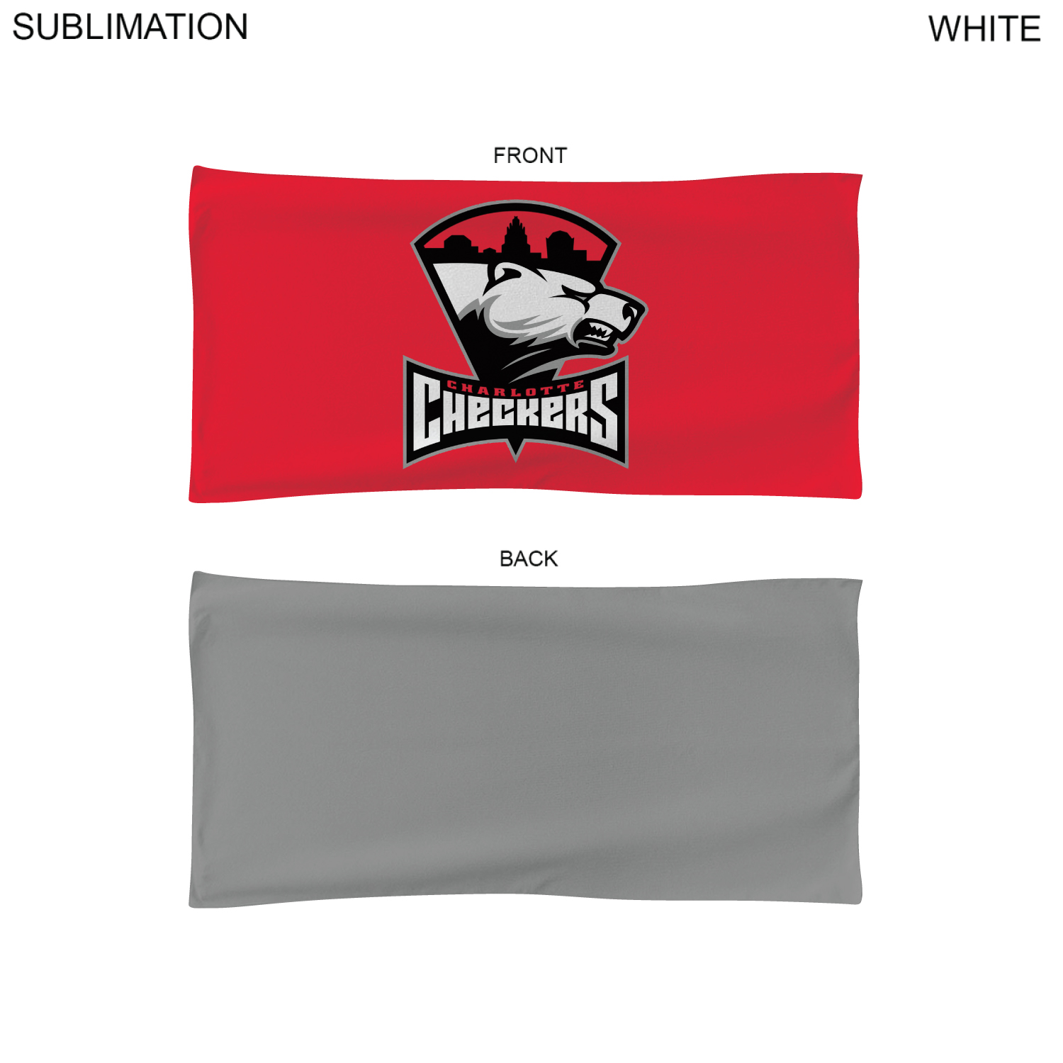 Colored Microfiber Terry Pool, Gym Towel, 20x40, Sublimated in Any PMS color Edge to Edge 2 side 6