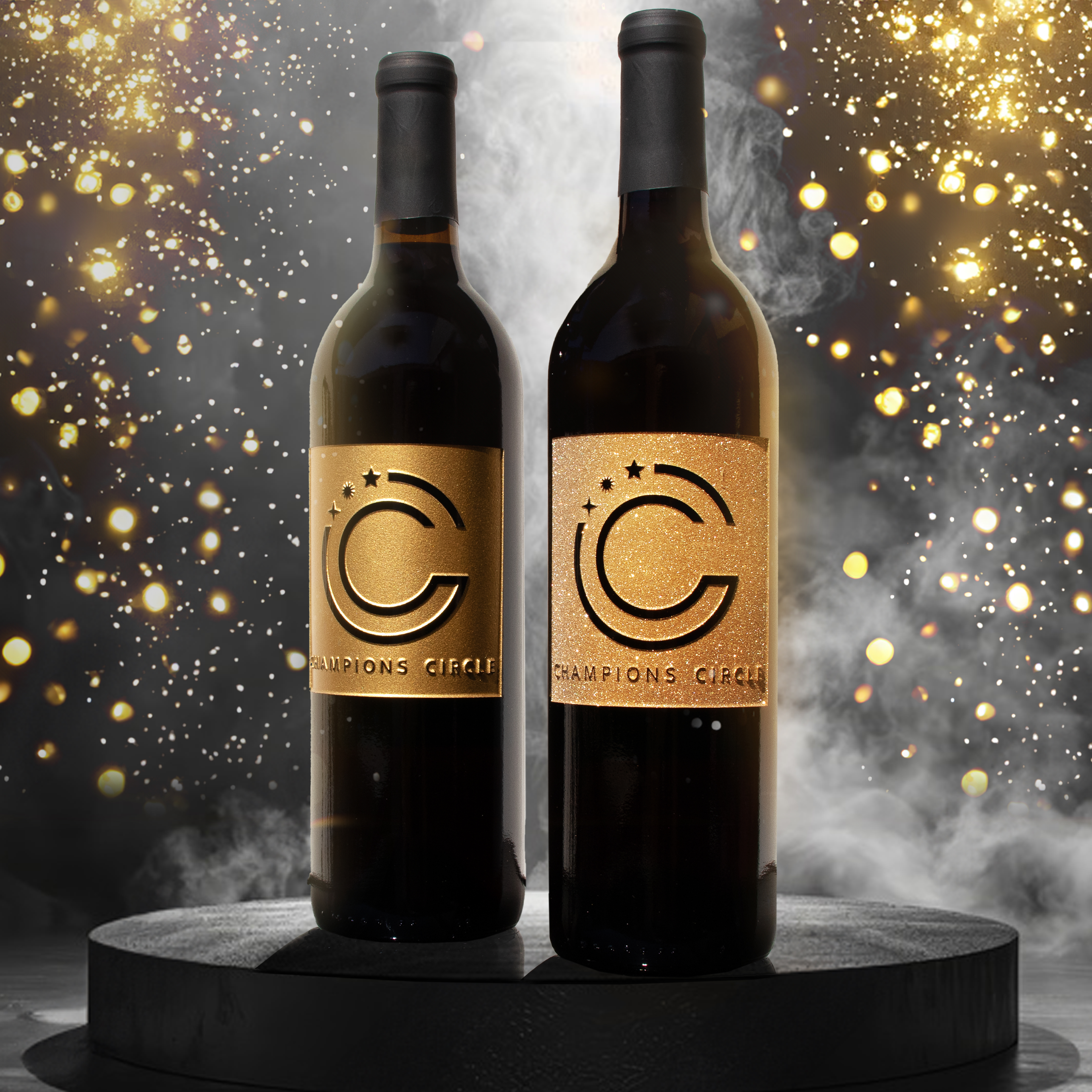Etched Cabernet Sauvignon Red Wine Bottle 1