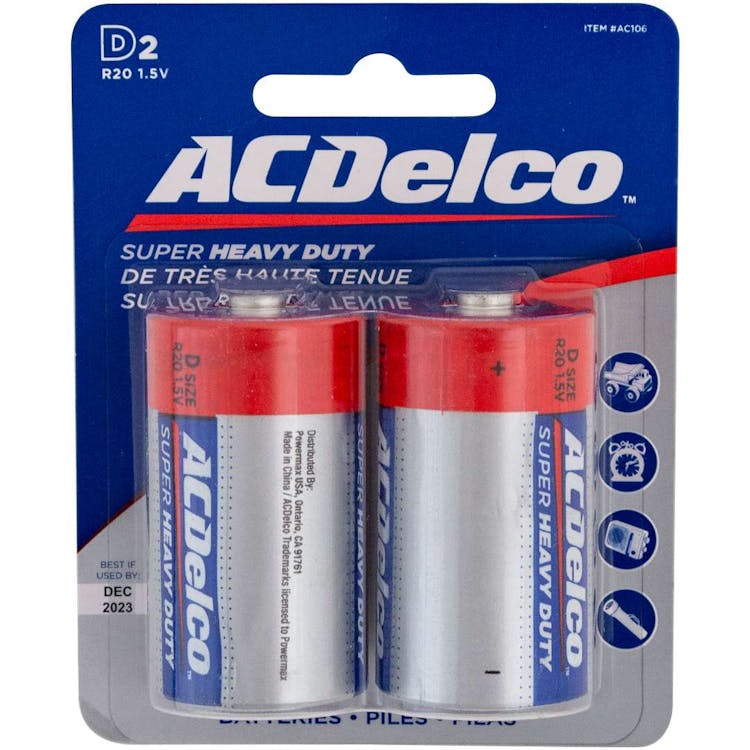 ACDelco D Heavy Duty Batteries - 2 Pack 2