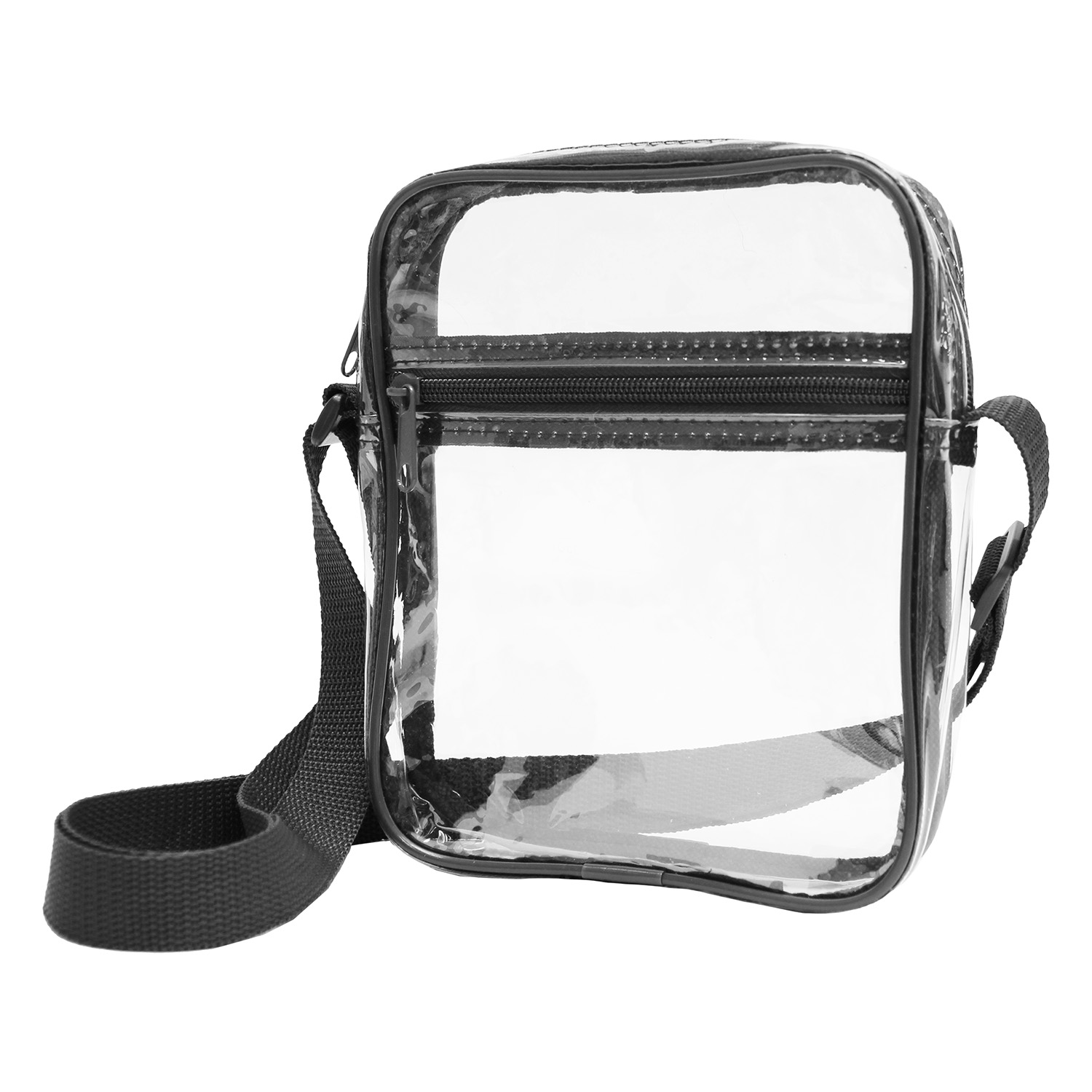 Clear PVC Crossbody Shoulder Bag